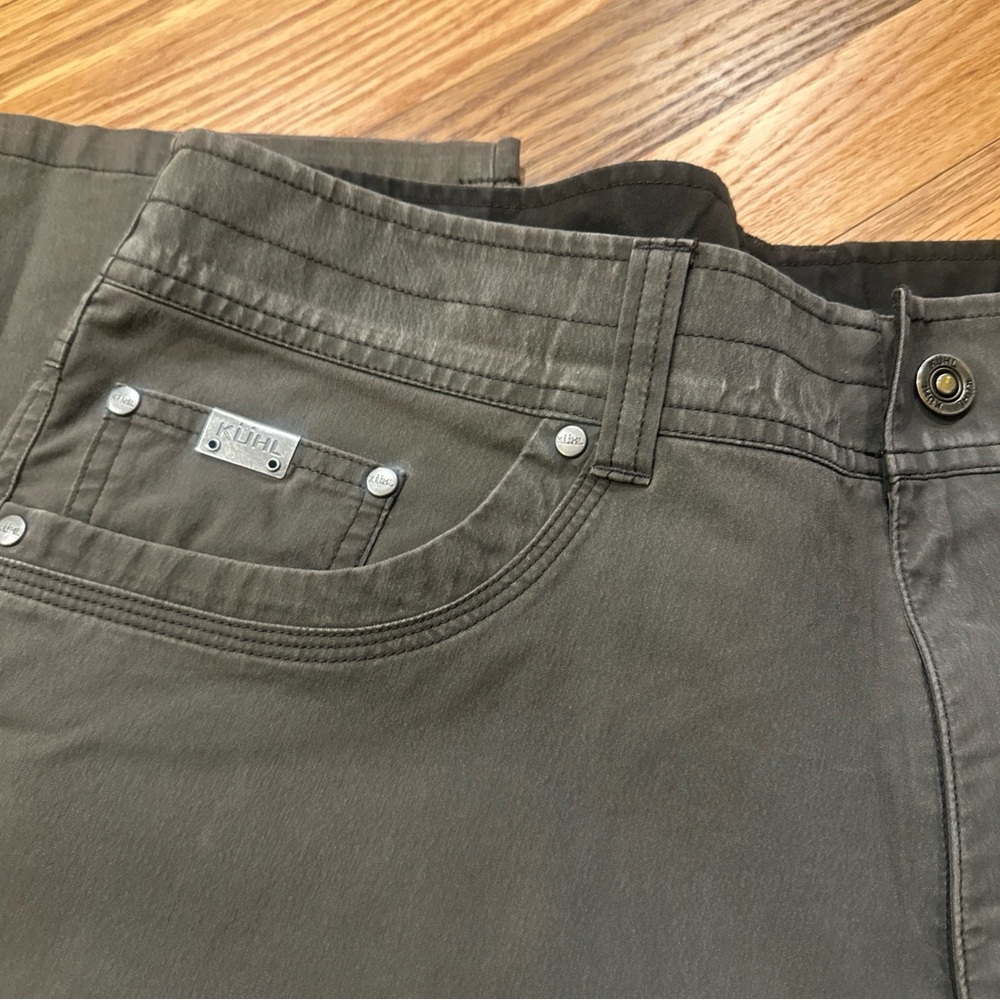 Lot of 2 Kuhl Revolvr Vintage Patina Dye Beige Gray Hiking Pants Outdoor Men 34 - Picture 10 of 16